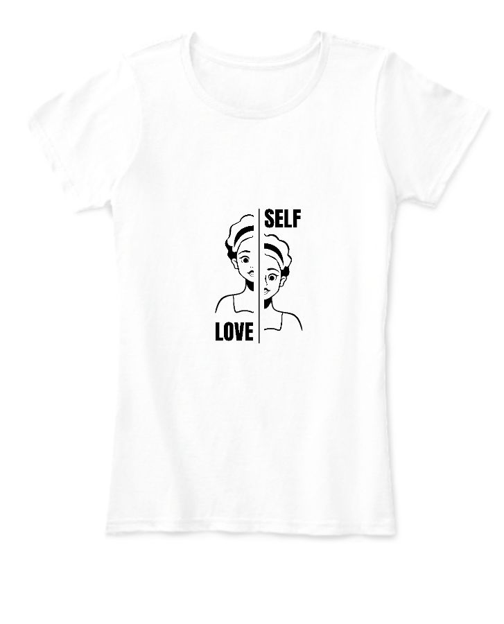 Women's Self Love T-shirt TeeTales - Front