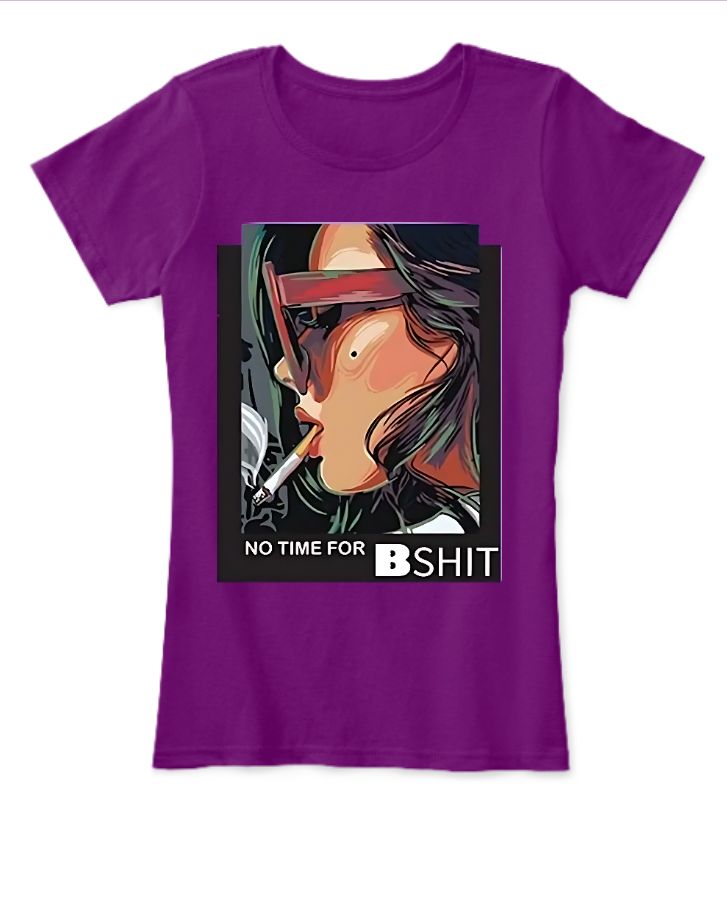 Women's T-shirt Back shit  - Front
