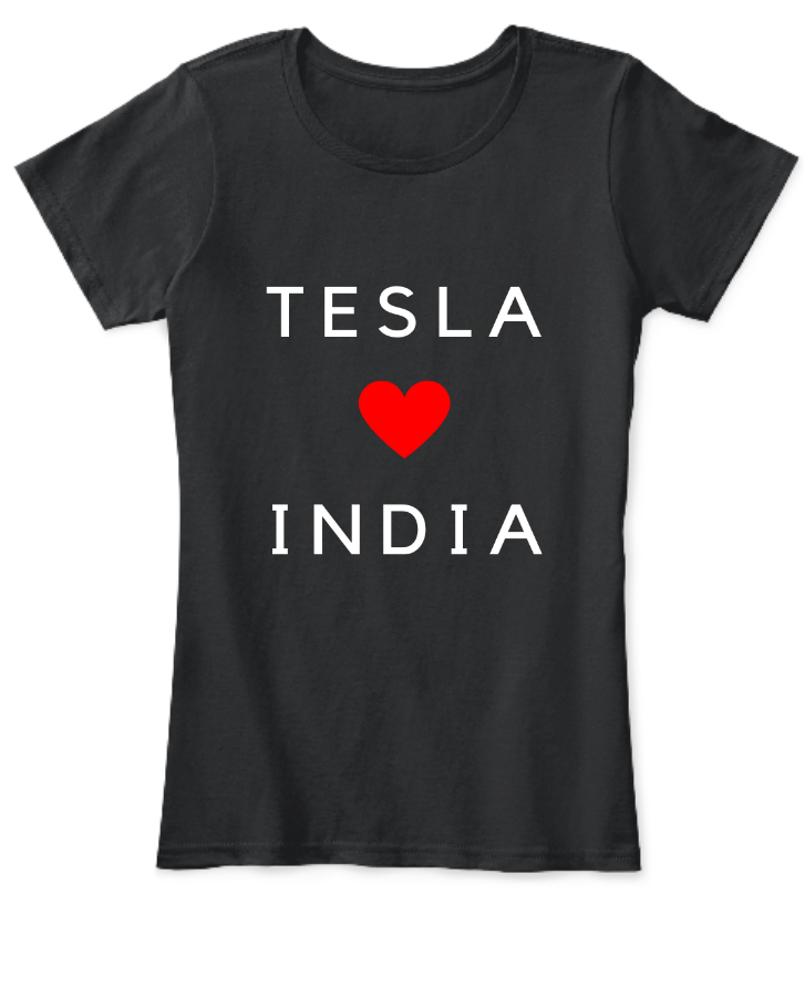 Women's Tesla Love India - Front