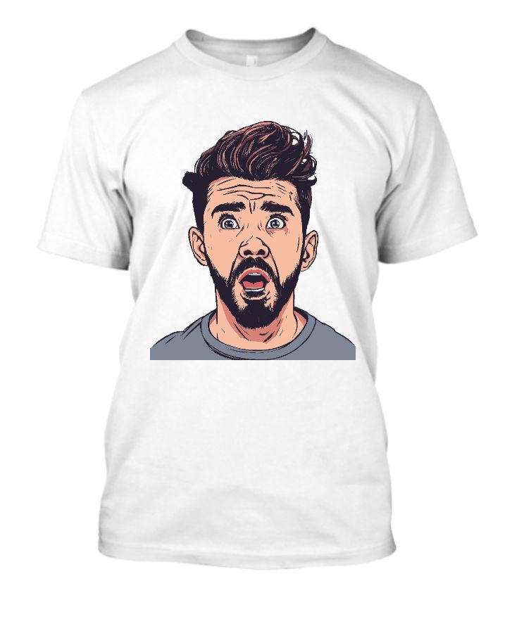 Wondered Man Printed T Shirt  - Front