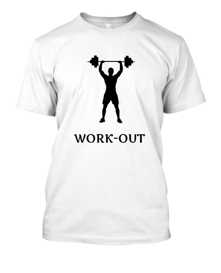 Work-out Motivation | Half Sleeves T-shirt - Front