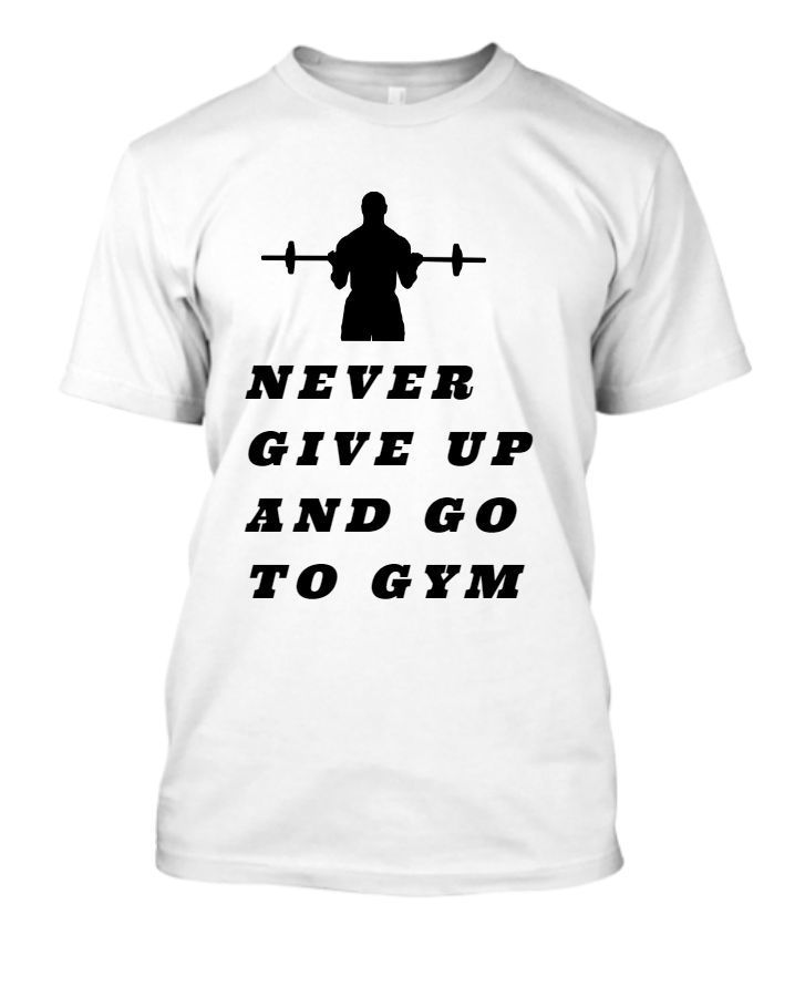 NEVER GIVE UP - Front