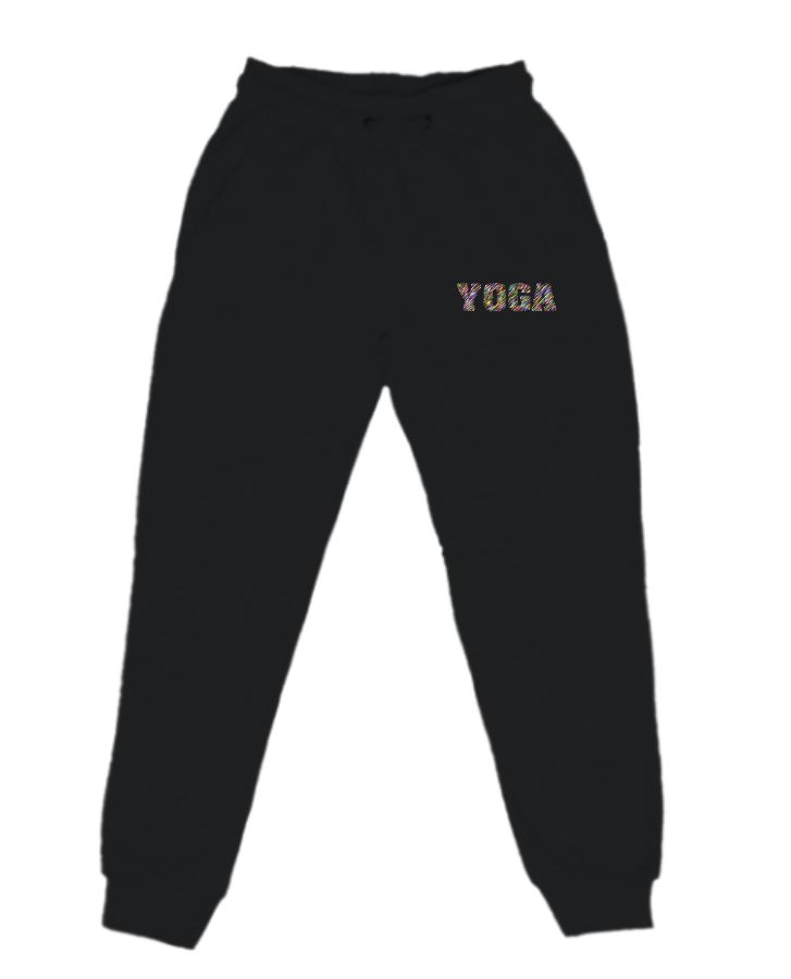 YOGA Joggers Black - Front