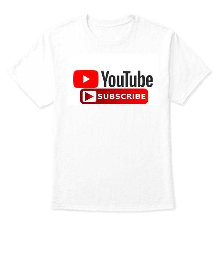 YOUTUBE LOGO SIGN TSHIRT - Front