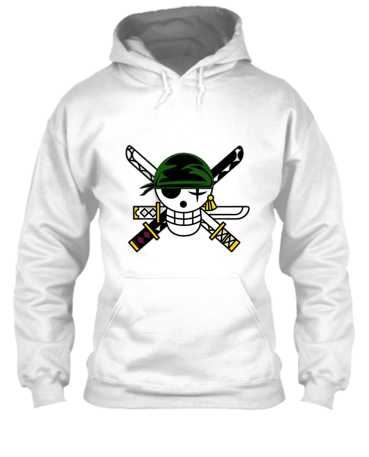 ZORO JOLLY ROGER HOODIE - Front