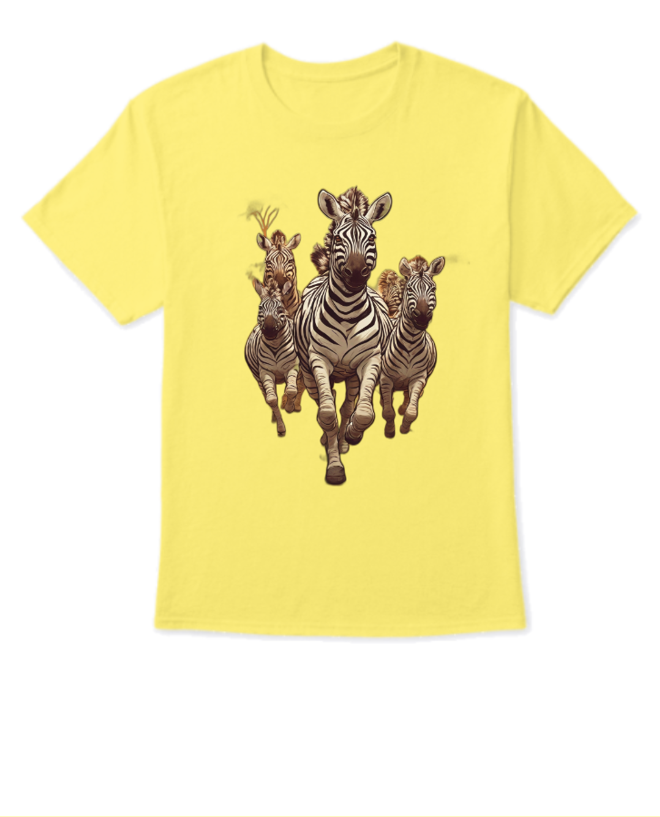 Zany Zebras: Cartoon - Front