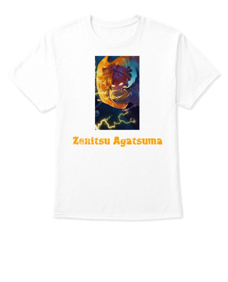 Zenitsu Agatsuma,anime t-shirt - Front