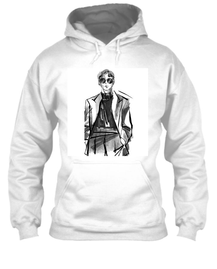 aesthetic hoodie - Front