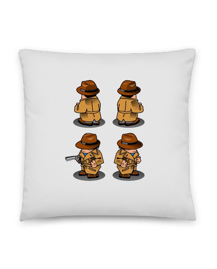 aesthetic pillow case - hide and seek - Front