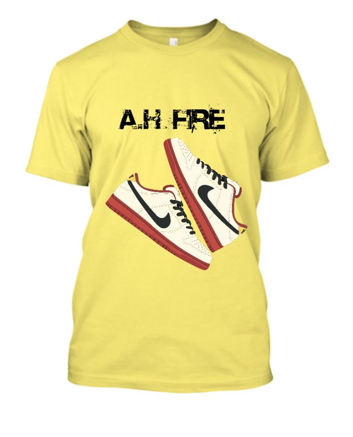 a.h fire | Half Sleeve T-Shirt - Front