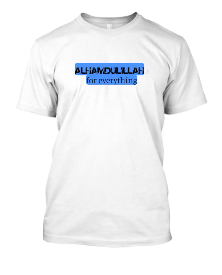 alhamdulillah for everything - Front
