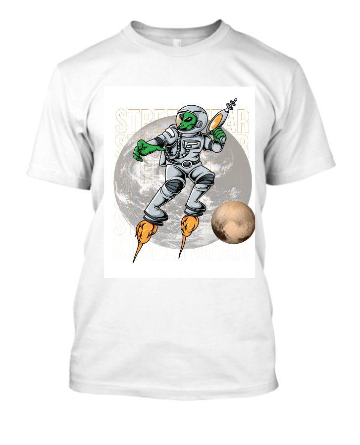 Black and Yellow Alien T-Shirt - Front