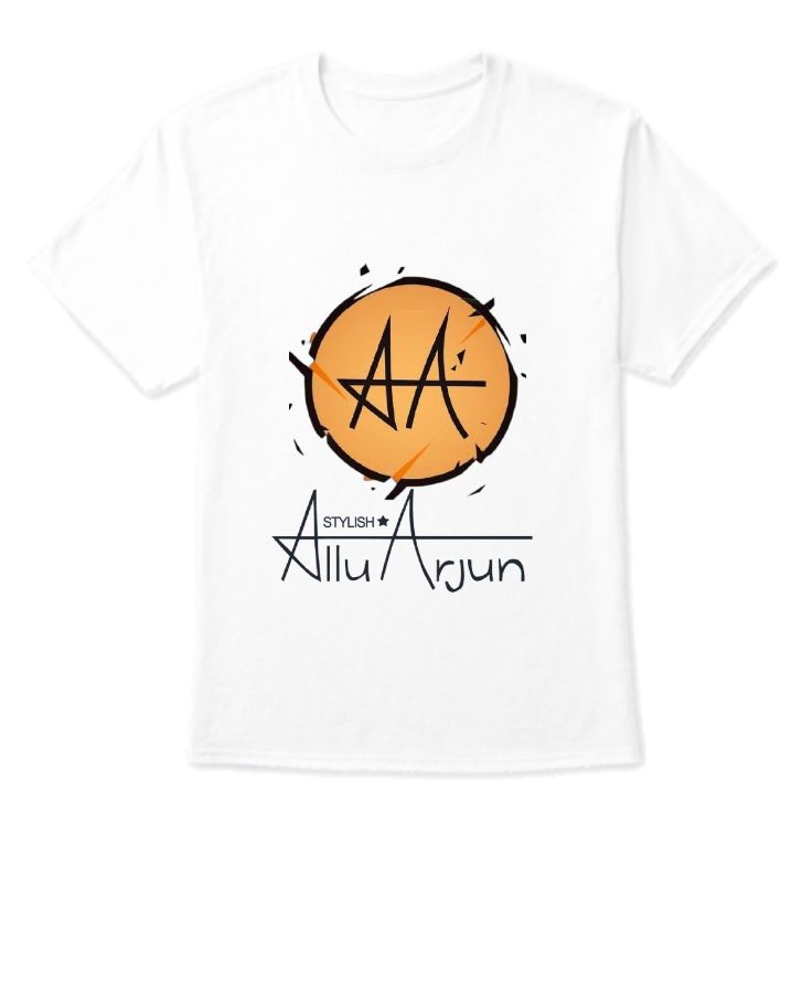 allu arjun autograph t-shirt - Front