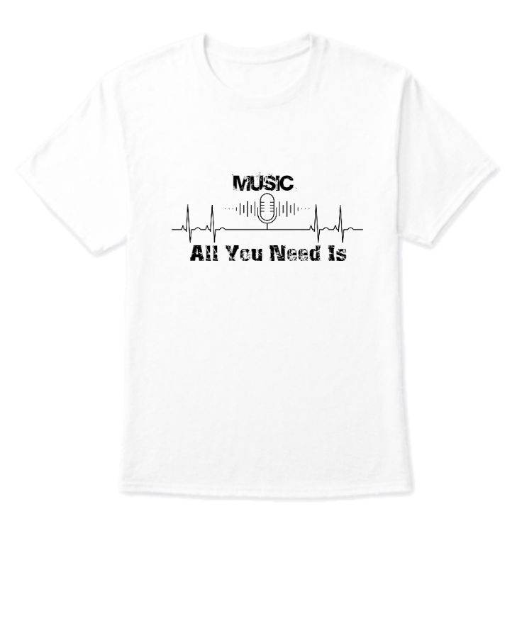 music t shirt  - Front