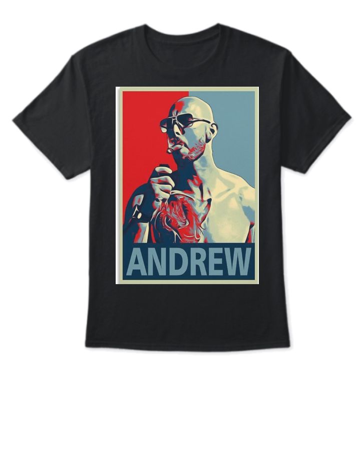 andrew tate poster t shirt  - Front
