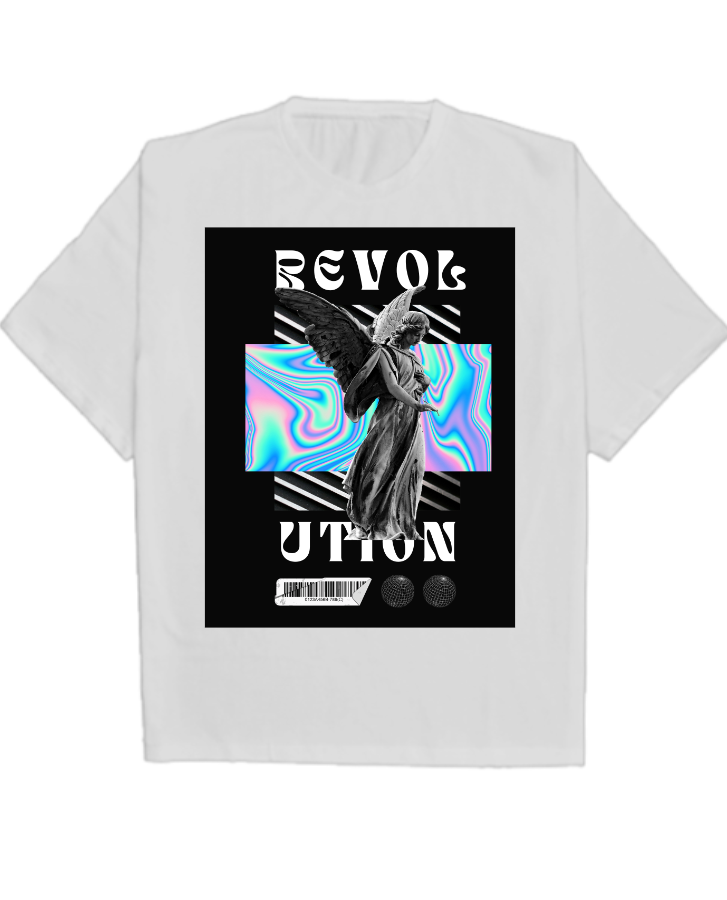 angel oversized tshirt  - Front