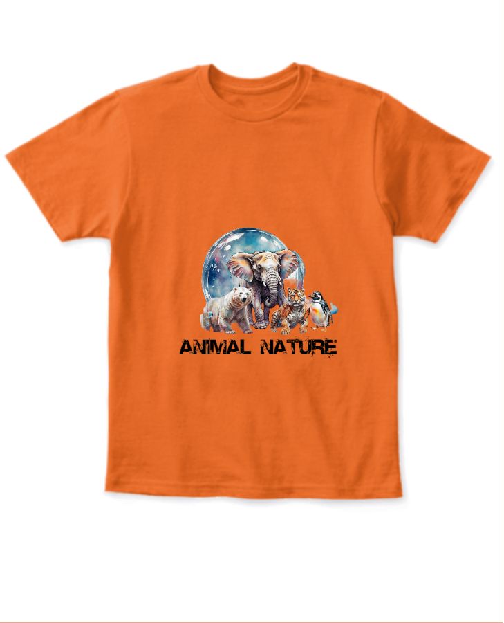 animal nature tee kids - Front