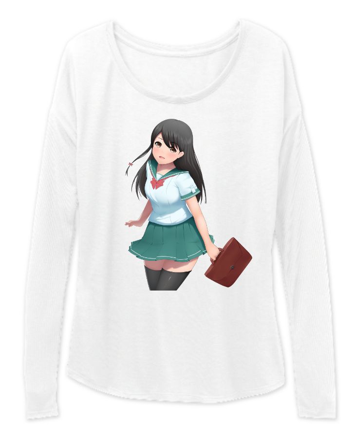 anime design / women's full sleeve t shirt - Front