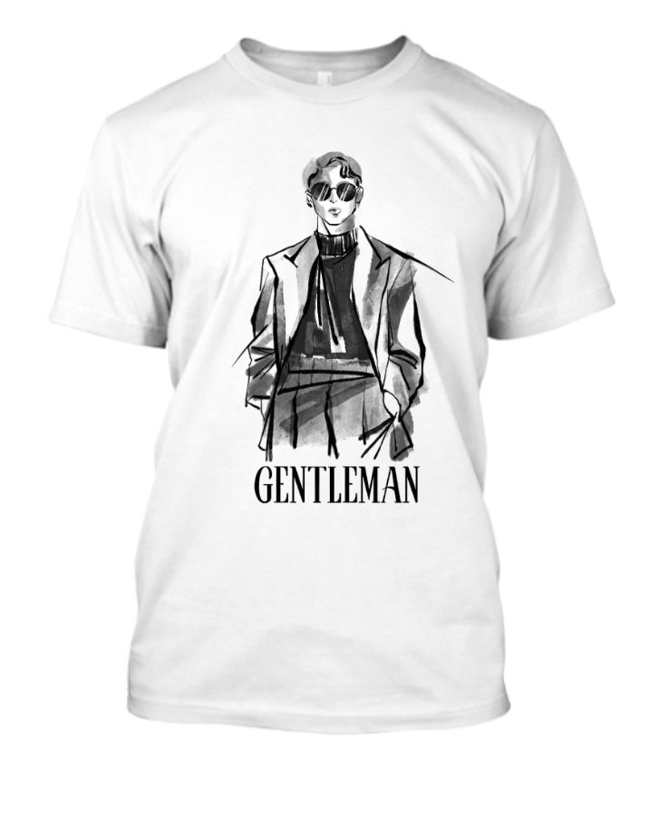TSHACK COOL GENTLE MAN PRINTED T-SHIRT WHITE  - Front