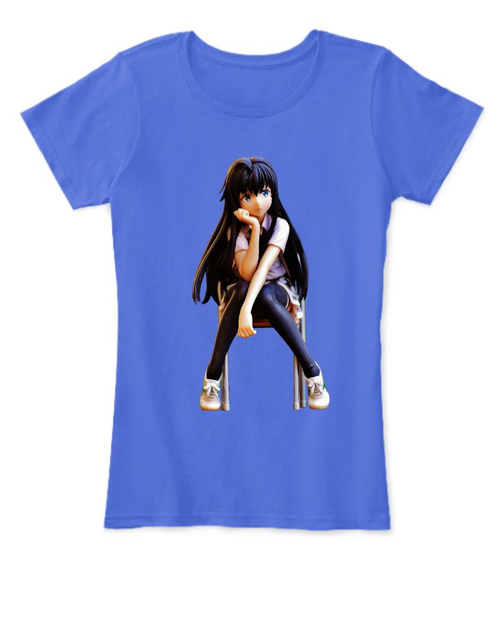 anime half women t_shirt - Front