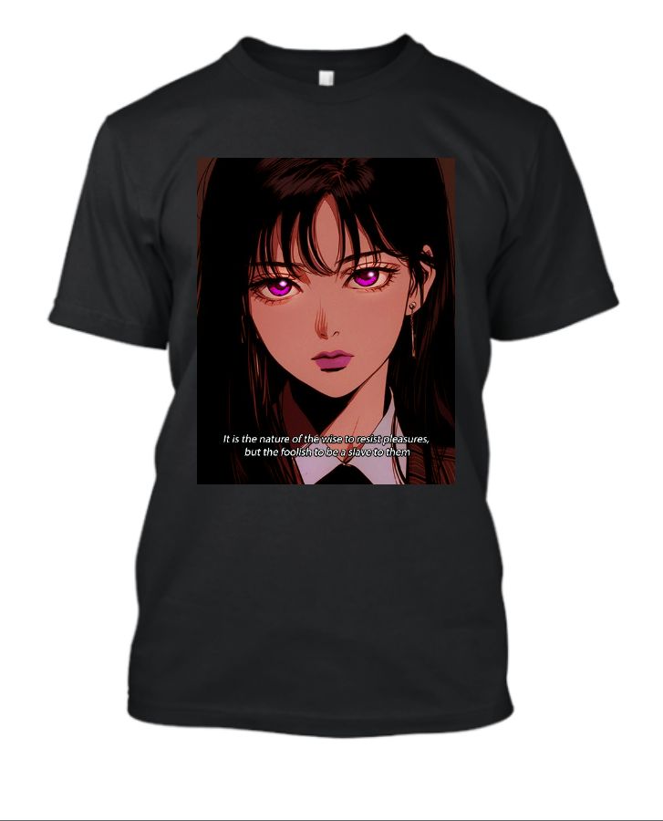 Anime Girl Face T shirt - Front