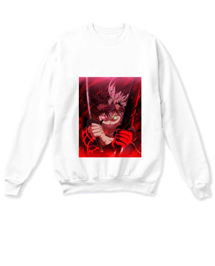 asta anime sweatshirt -asta anime sweatshirt  - Front