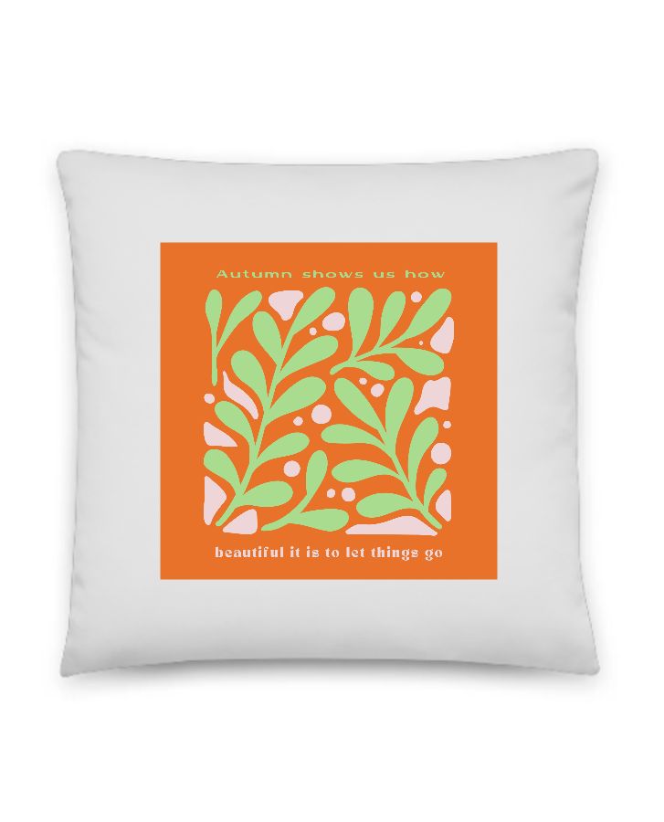 autumn pillow - Front