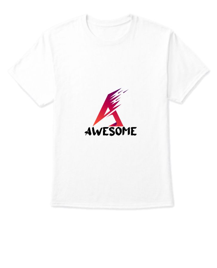 awesome half sleevs t-shirt - Front
