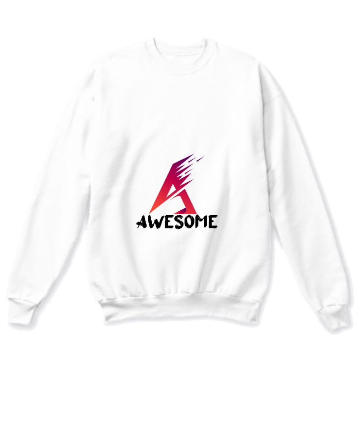 awesome sweatshirt - Front