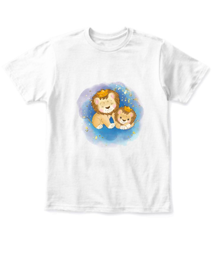 baby lion tee kids  - Front