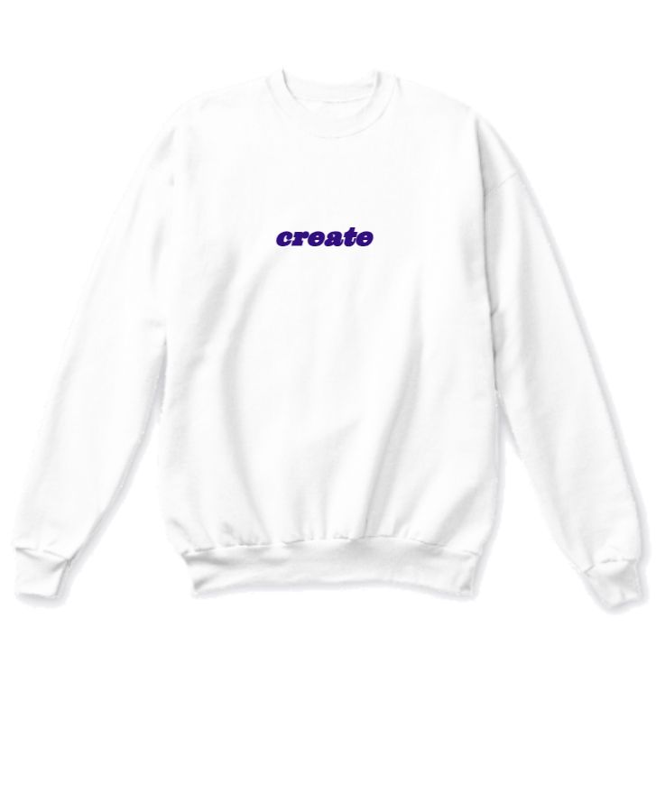 backprint unisex sweatshirt  - Front