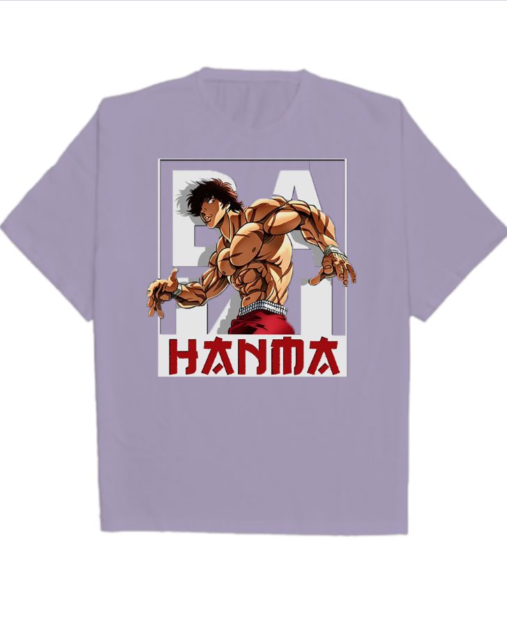 baki hanma aesthetic oversize t-shirt - Front