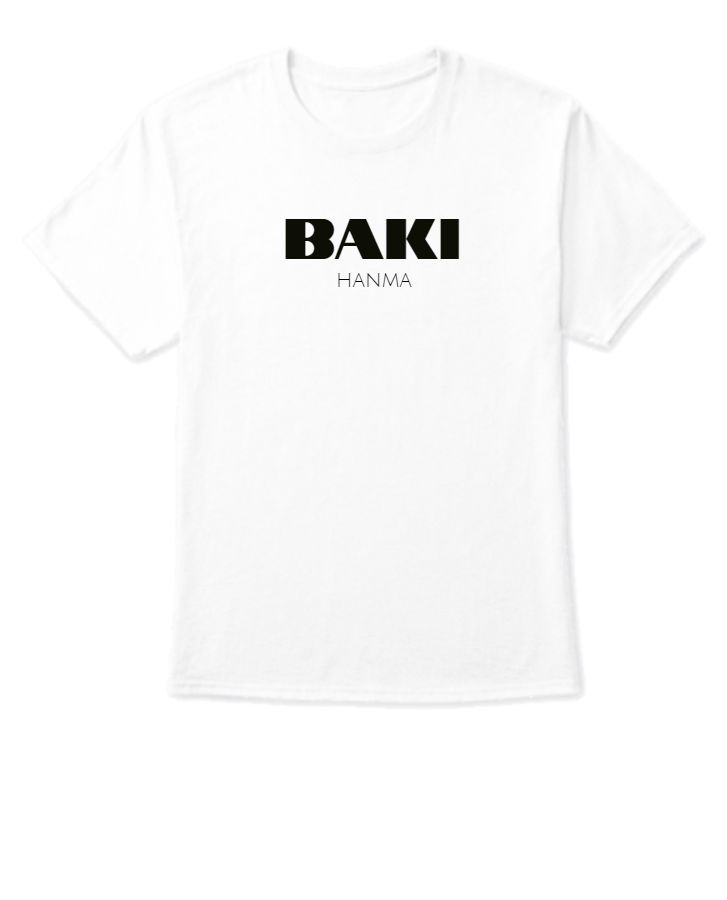 baki hanma t-shirt  - Front