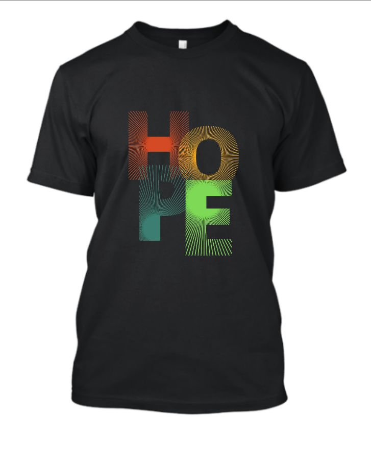 Basic T Shirt with HOPE - Front