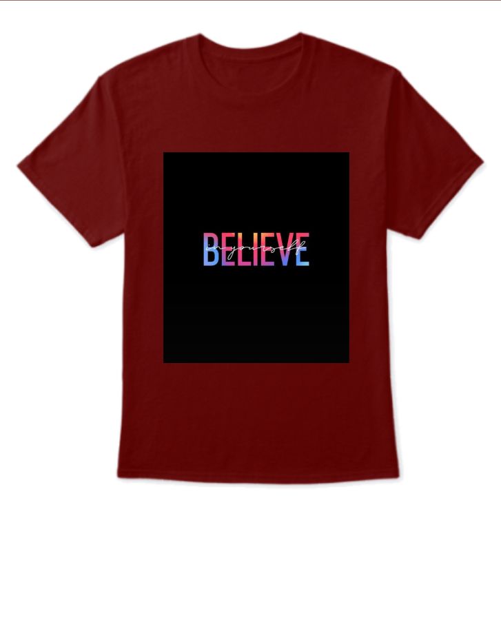 believe in yourself - Front
