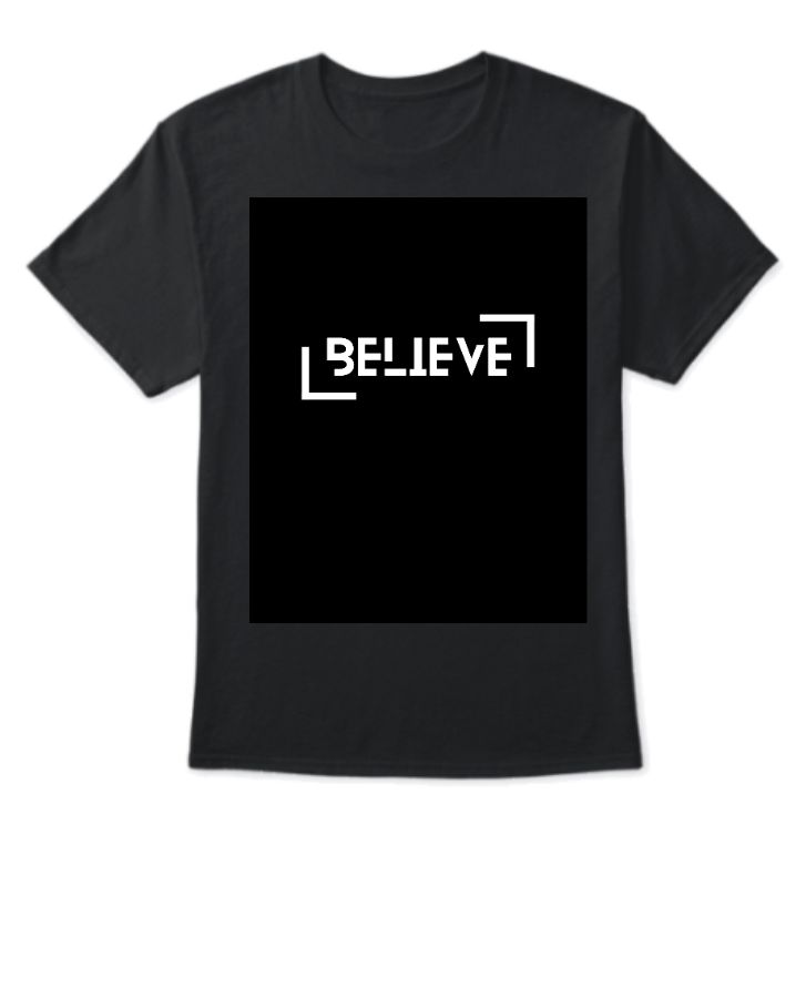 believe on yourself - Front