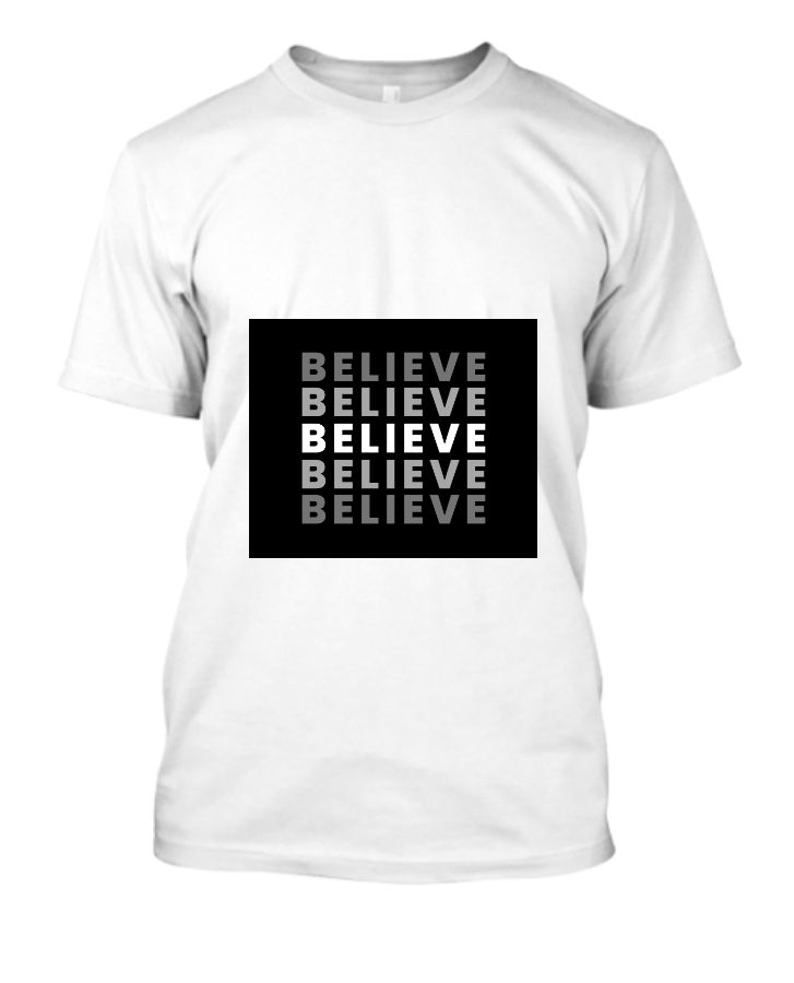 believe_tshirt_halfsleves - Front