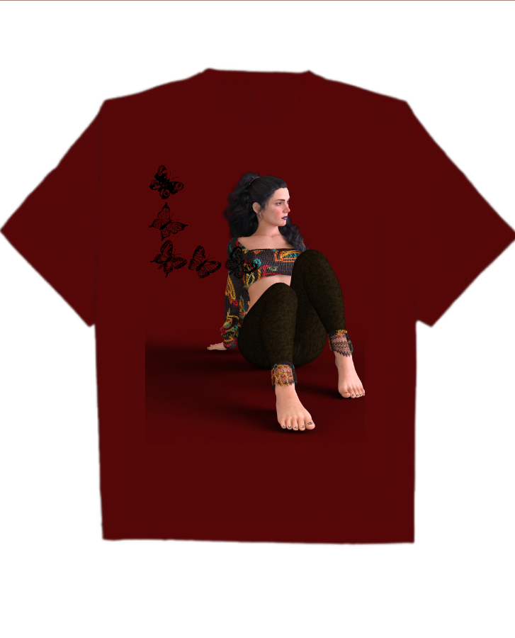 oversized t shirt - Front