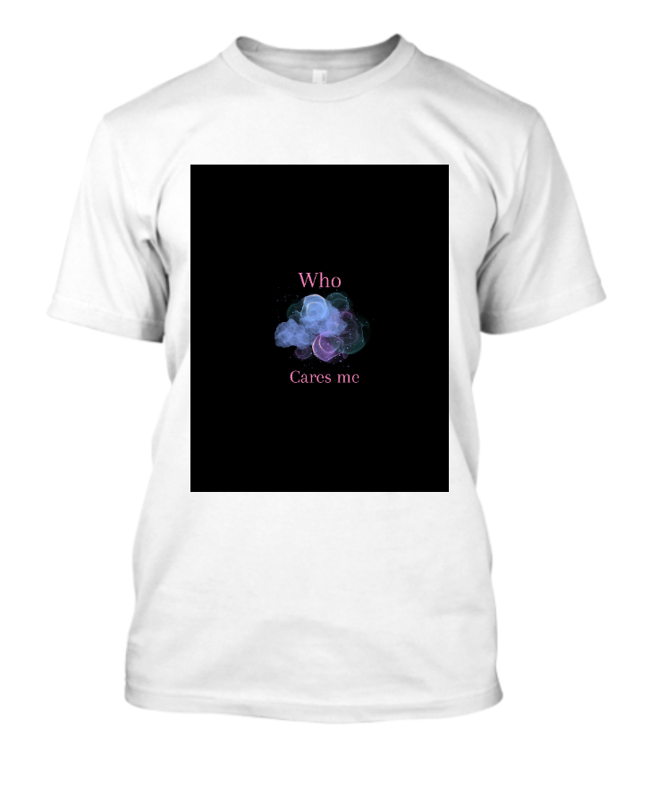 bikers t shirt who cares me - Front