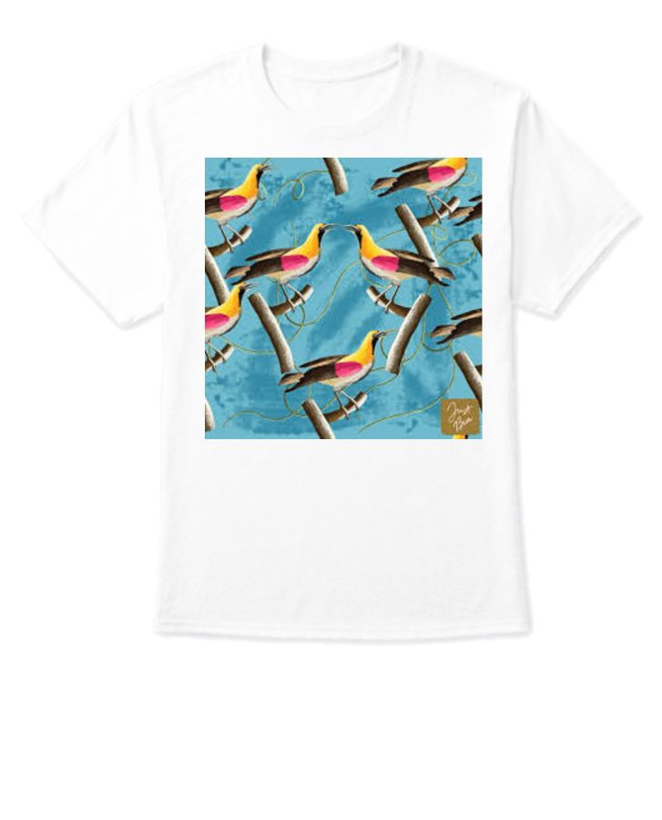 bird art tshirt - Front