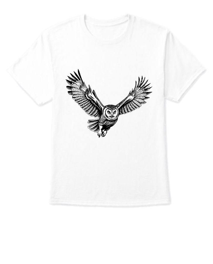 black and white combination of OWL - Front