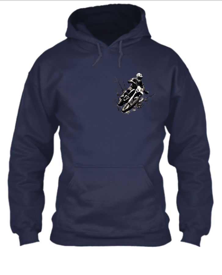 biker hoodie - Front