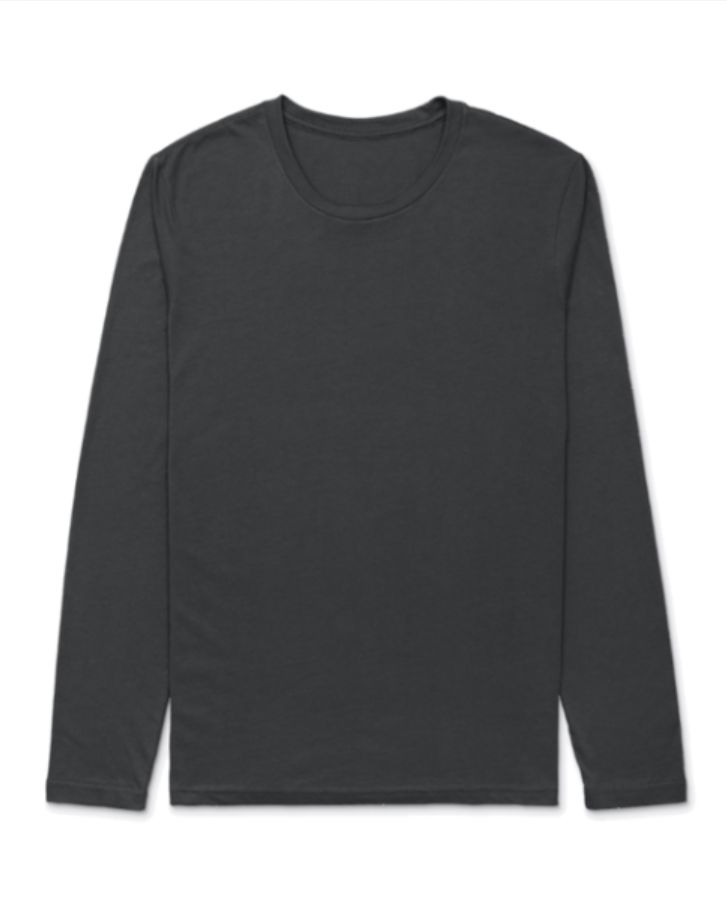 black cat full sleeve tee  - Front