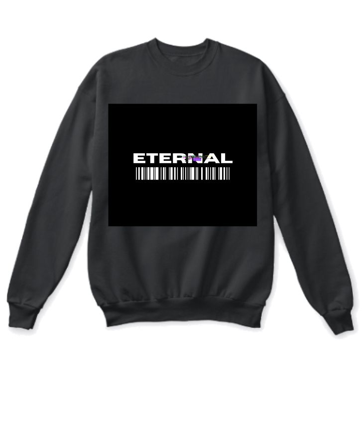 black modern Eternal sweatshirt - Front