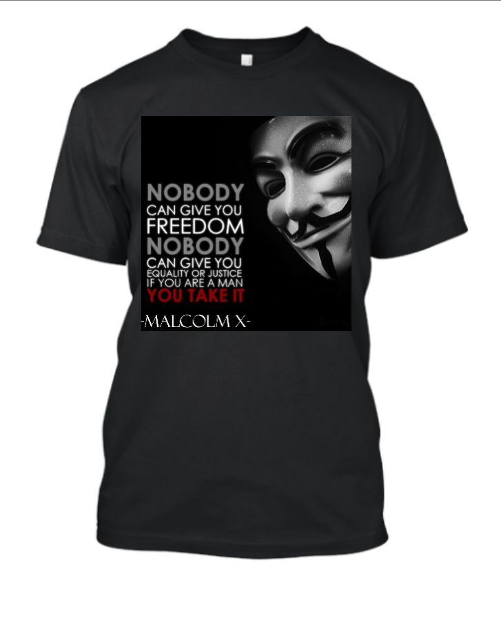 black quotes printed halfsleeve t-shirt - Front