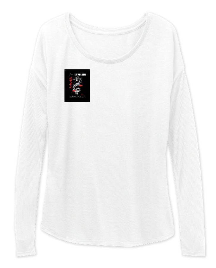 black red handdraw t shirt - Front