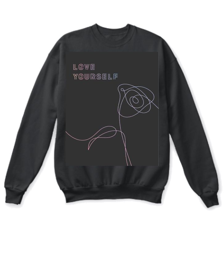 black sweat shirt - Front