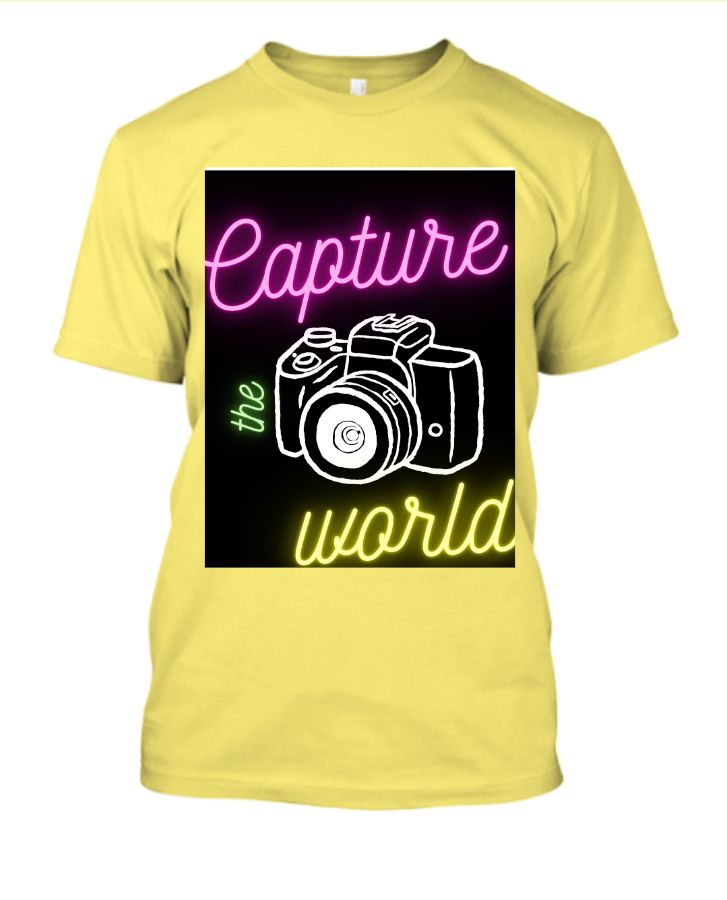 Half sleeves t-shirt , Camera, Photographer - Front