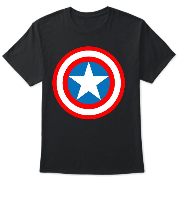 captain America official T shirt - Front