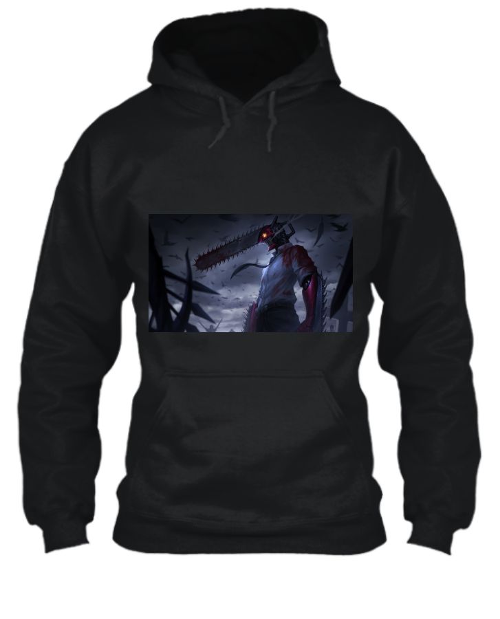 chainsaw man hoodie !!!!!!!!! - Front